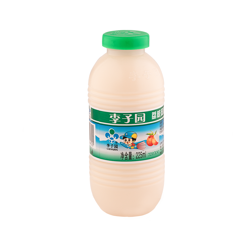 荔枝風(fēng)味乳飲料，單瓶?jī)艉?25ml